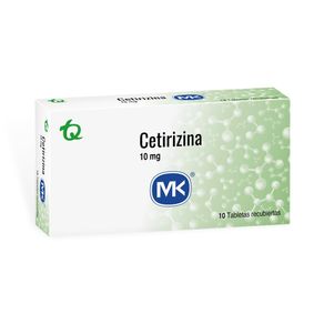 CETIRIZINA MK TABLETAS 10 MG