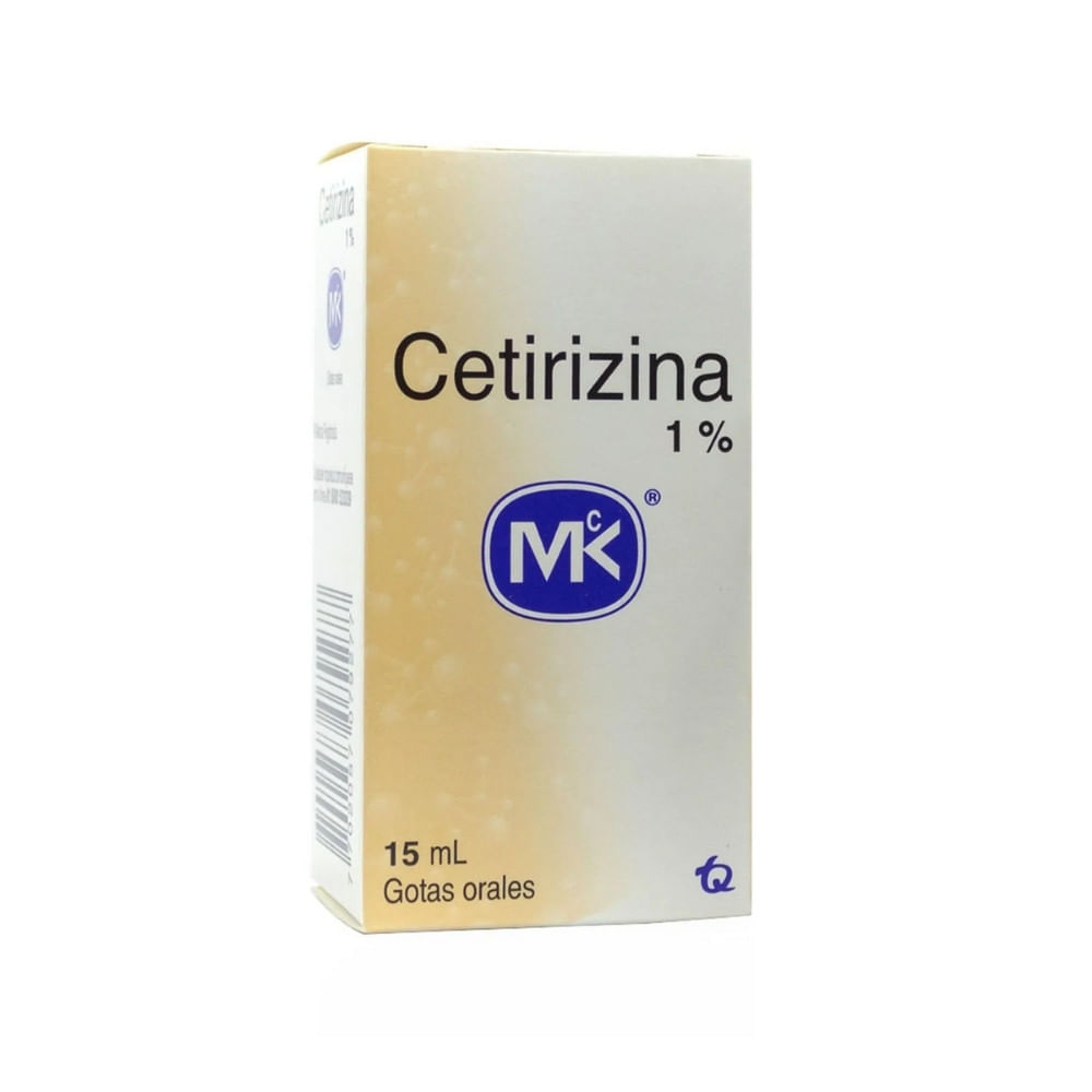 CETIRIZINA MK GOTAS 1 % CAJA 15 ML