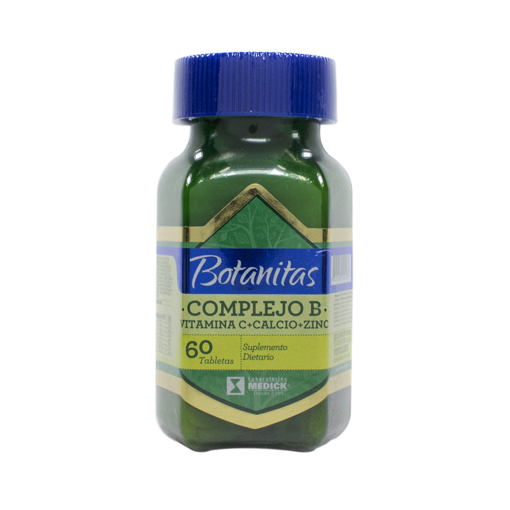 COMPLEJO B+VIT.C+CA+ZINC TABLETAS