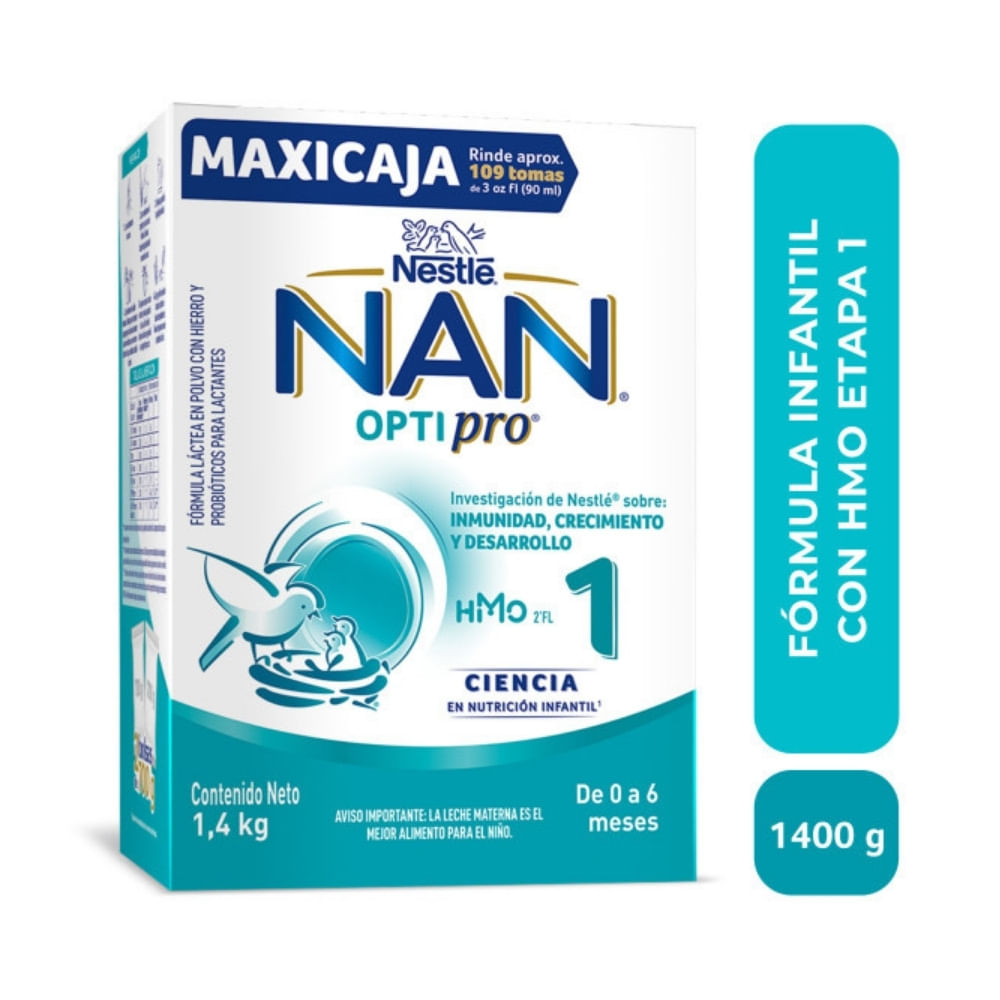NAN OPTIPRO HMO 1 POLVO CAJA 1.4 KG