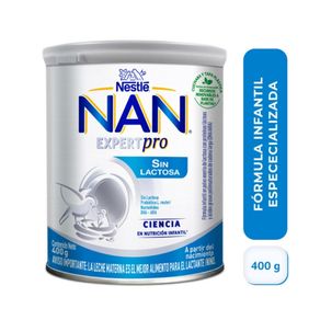 NAN SIN LACTOSA POLVO LATA 400 G