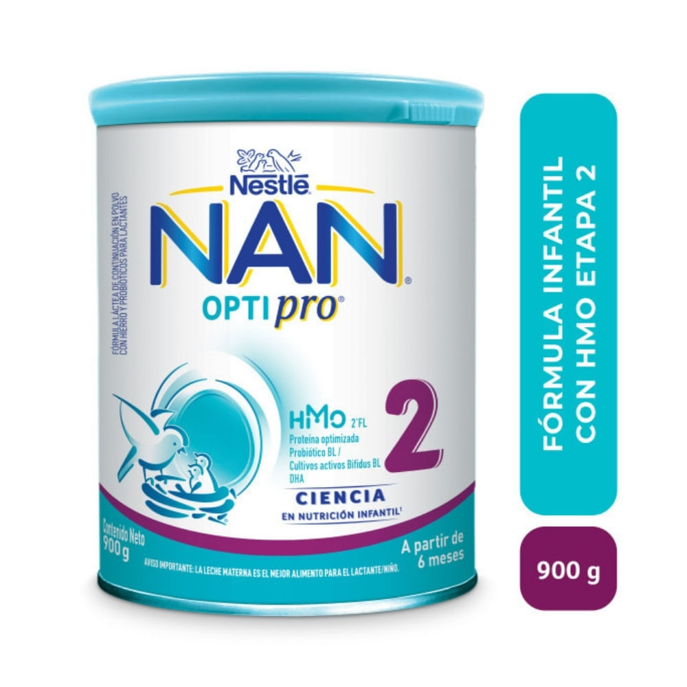 NAN OPTIPRO 2 POLVO LATA 900 G