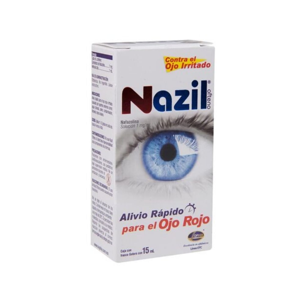 NAZIL OFTENO GOTAS OFTALMICAS CAJA 15 ML