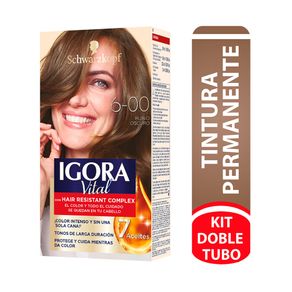 TINTURA IGORA KIT 6-0 RUBIO OSCURO CAJA 2 X 50ML