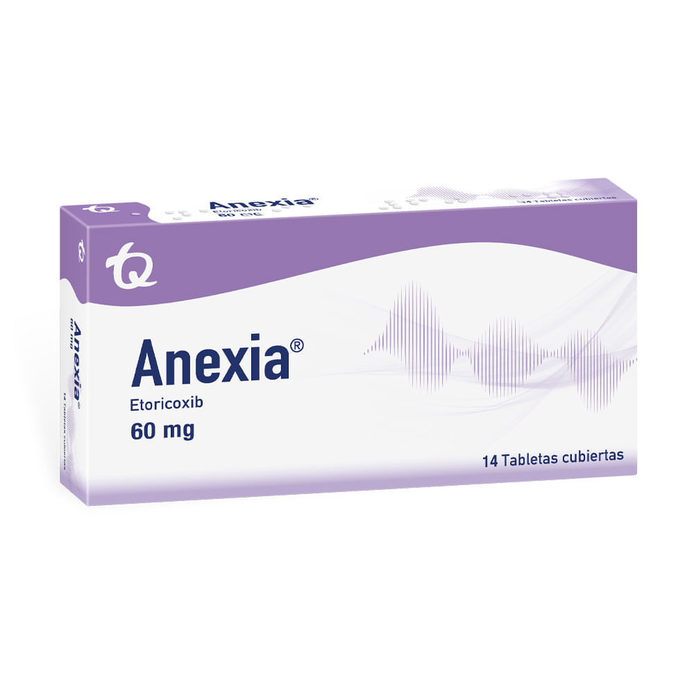 ANEXIA TABLETAS 60 MG