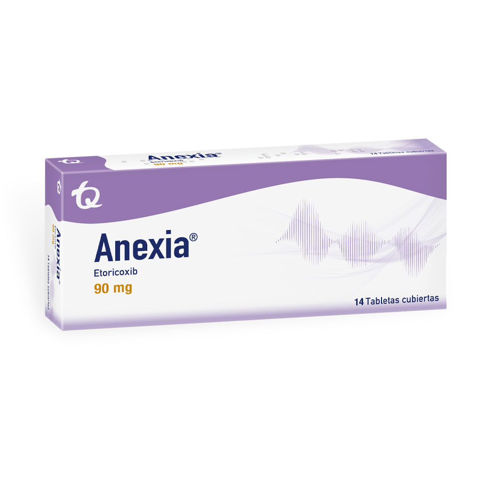 ANEXIA TABLETAS 90 MG