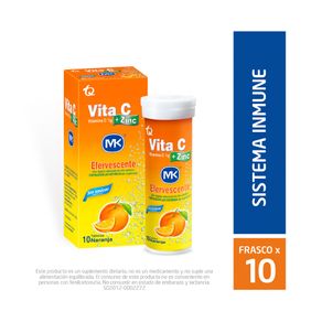 VITA C+ZINC MK T. EFERVESCENTES NARANJA