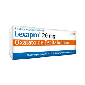 LEXAPRO COMPRIMIDOS 20 MG