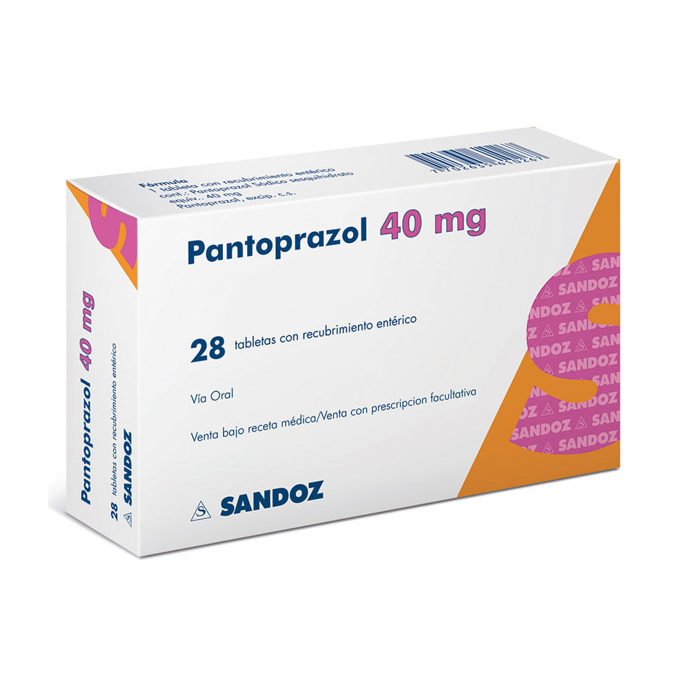 PANTOPRAZOL SANDOZ TABLETAS 40 MG