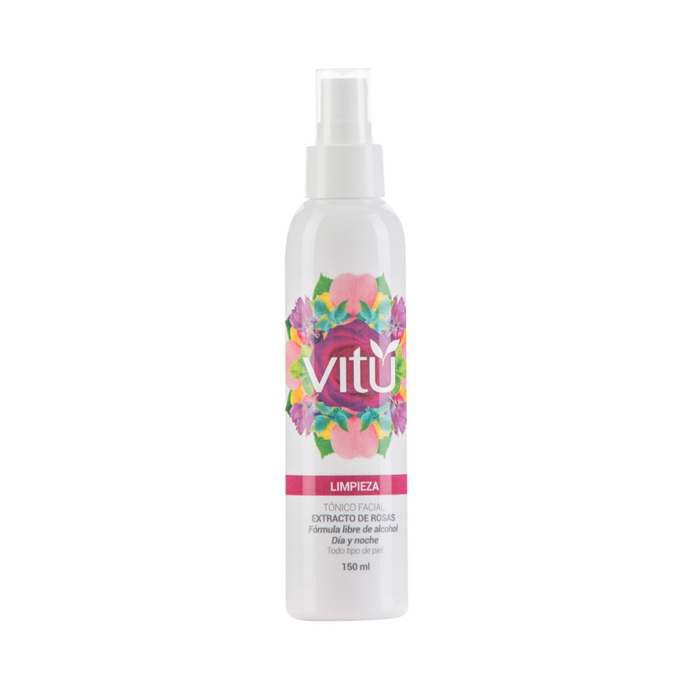 TONICO FACIAL VITU EXTRACTO ROSAS SPRAY 150 ML