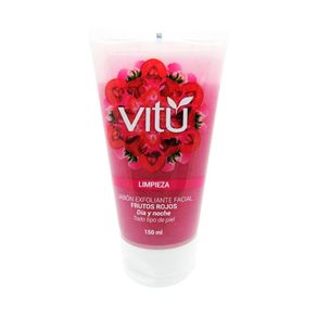 JABON EXFOLIANTE FACIAL VITU F.ROJOS FRASCO 150 ML