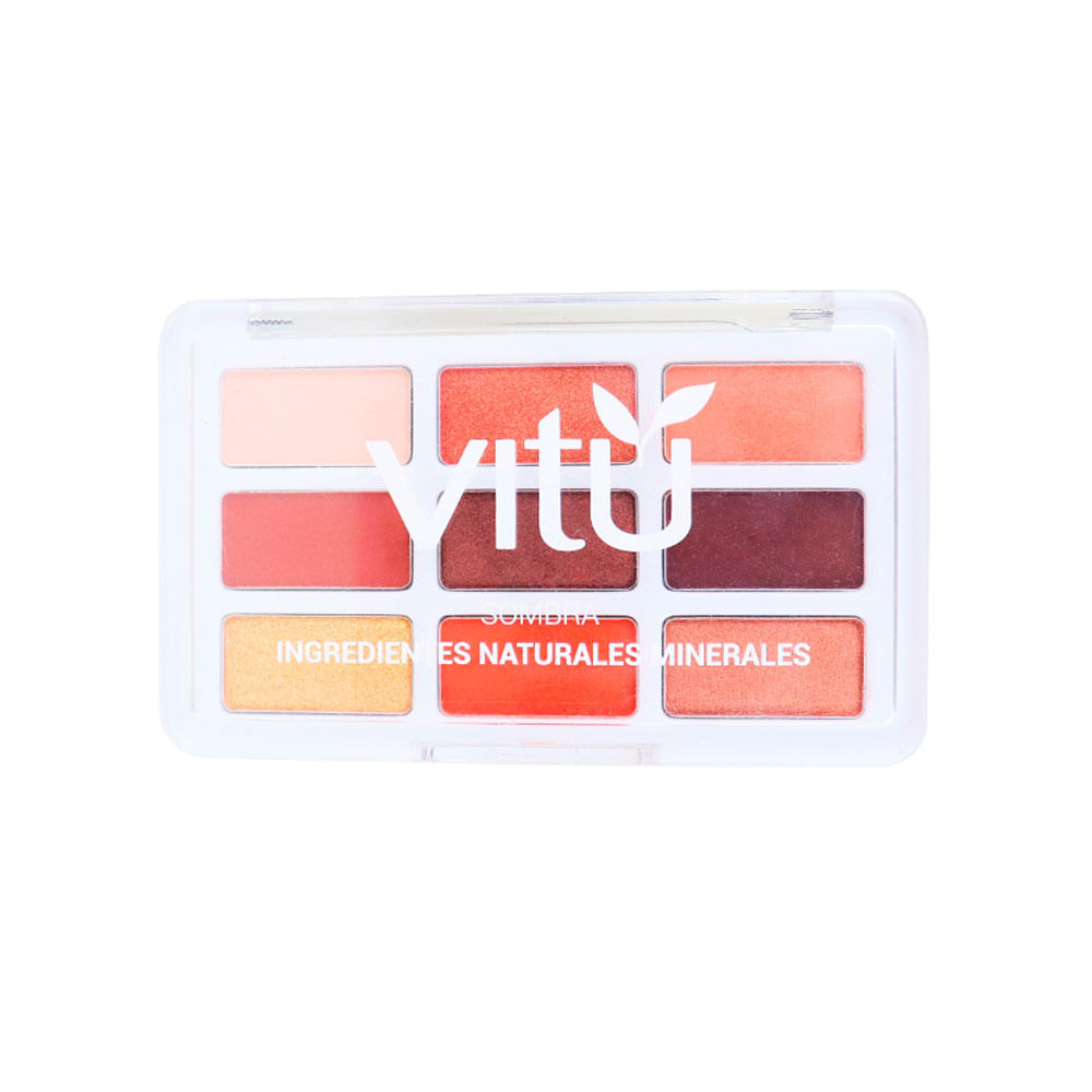 PALETA SOMBRAS VITU TERRACOTA ESTUCHE 14 G
