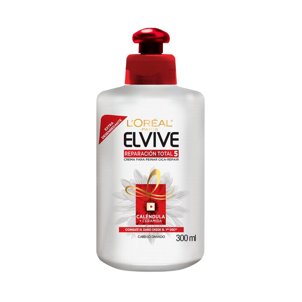 CREMA DE PEINAR ELVIVE REPARACION TOTAL 5 FRASCO 300 ML