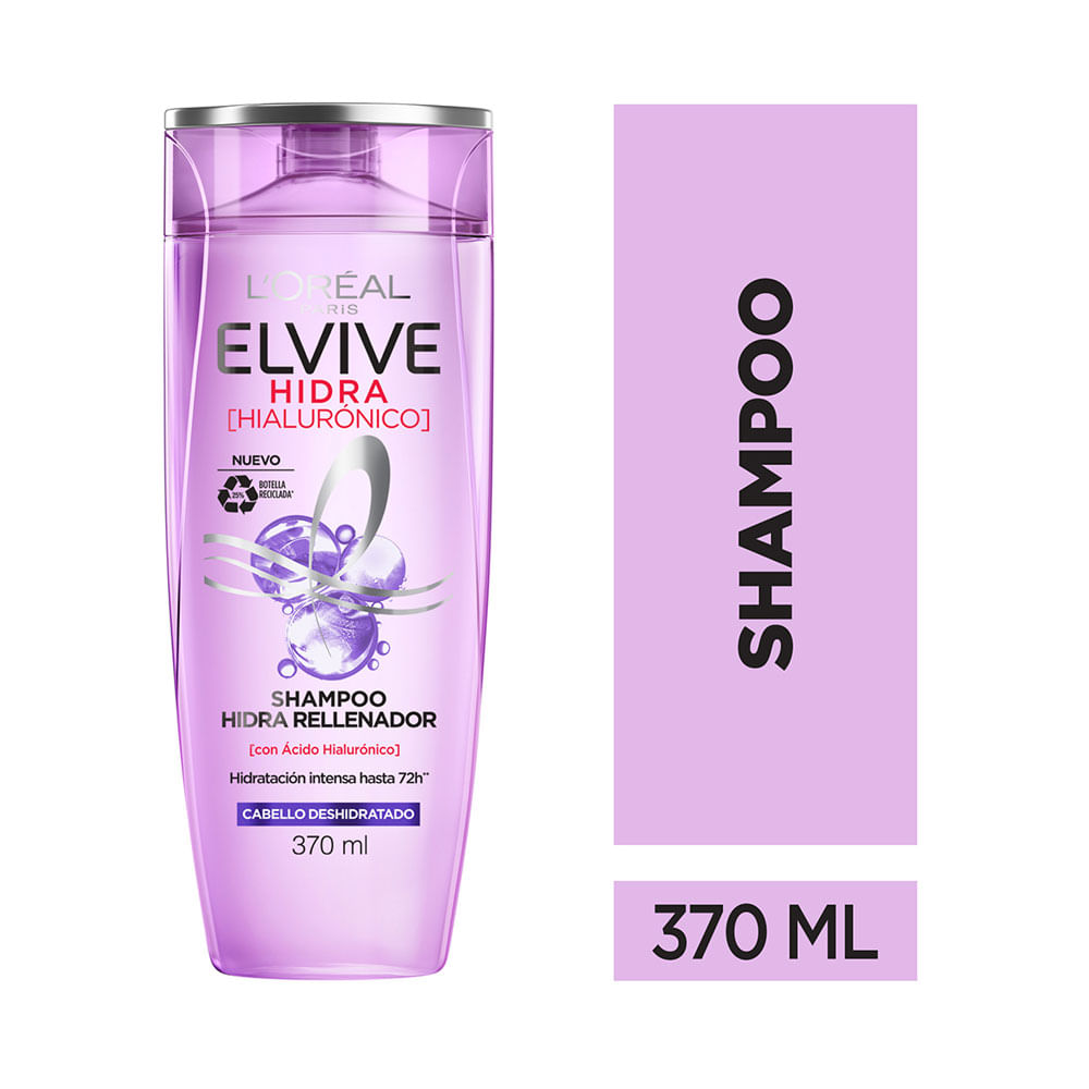 SHAMPOO ELVIVE HIDRA HIALURONICO FRASCO 370 ML