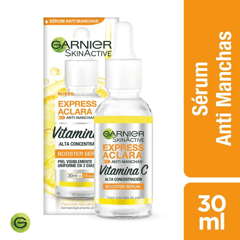 SERUM GARNIER EXPRESS ACLARA FRASCO 30 ML