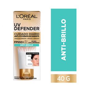 PROTECTOR SOLAR LOREAL UV DEFENDER NON TINTED TUBO 40 ML