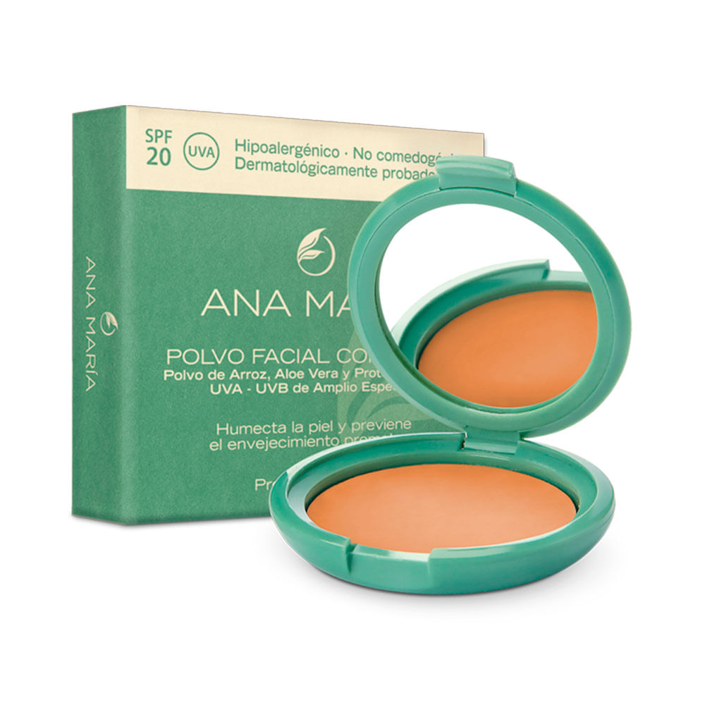 POLVO COMPACTO ANA MARIA COCOA #27 SPF 20 CAJA 15 G