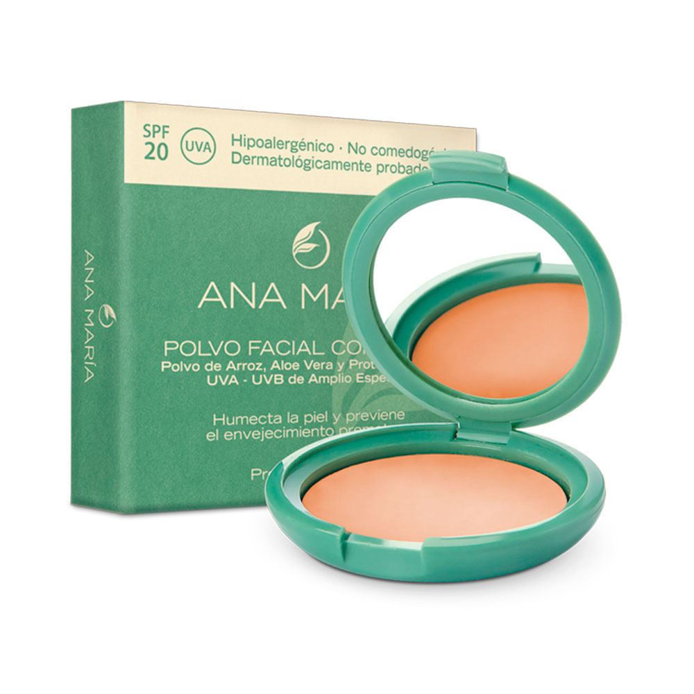 POLVO COMPACTO ANA MARIA AVELLANA #7 SPF 20 CAJA 15 G