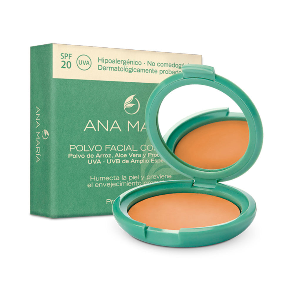 POLVO COMPACTO ANA MARIA SANDALO #22 SPF 20 CAJA 15 G