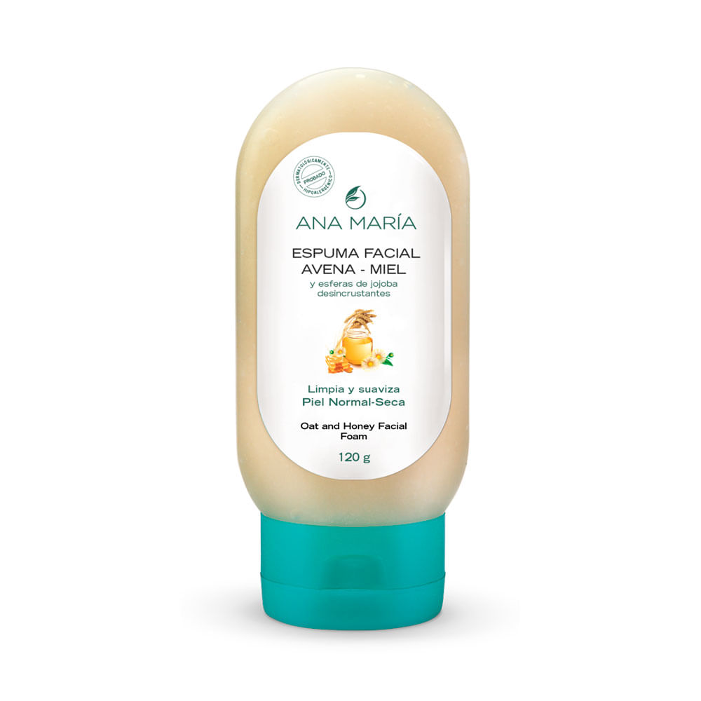 ESPUMA FACIAL ANA MARIA AVENA-MIEL TUBO 120 G