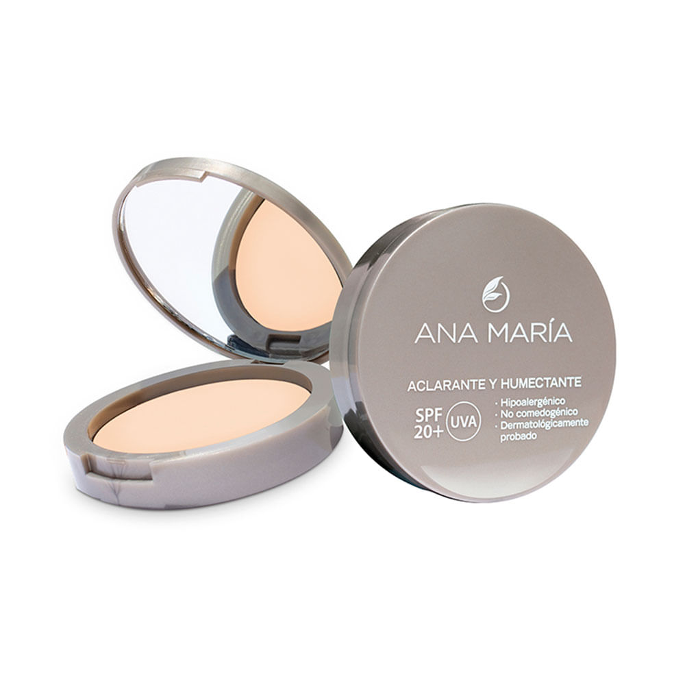 POLVO COMPACTO ANA MARIA ACLARANTE PERLA CAJA 15 G