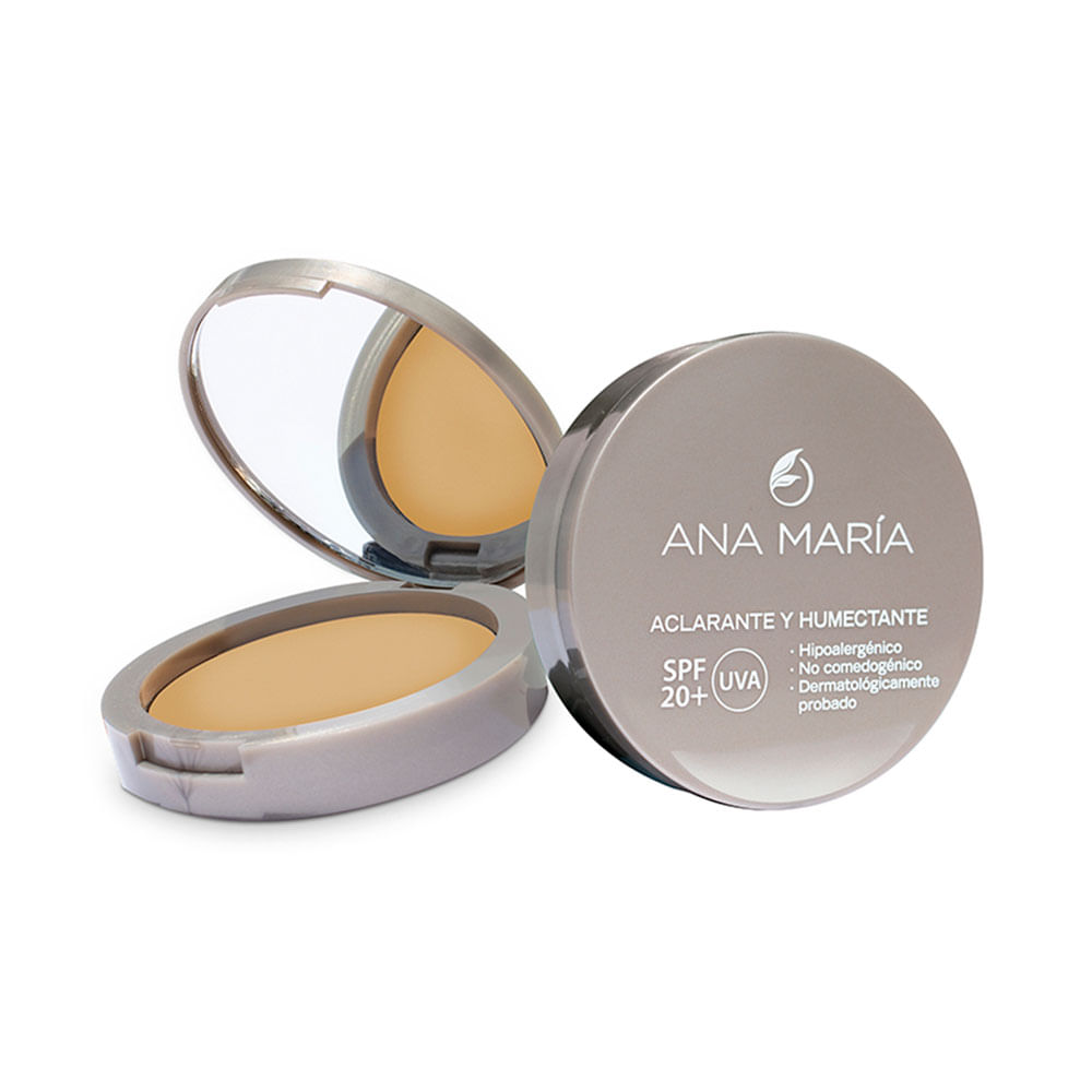 POLVO COMPACTO ANA MARIA ACLARANTE AVELLANA CAJA 15 G