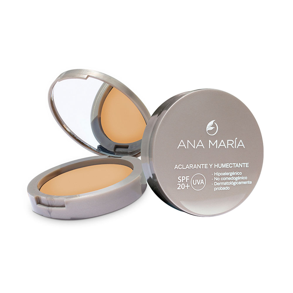 POLVO COMPACTO ANA MARIA ACLARANTE CANELA CAJA 15 G