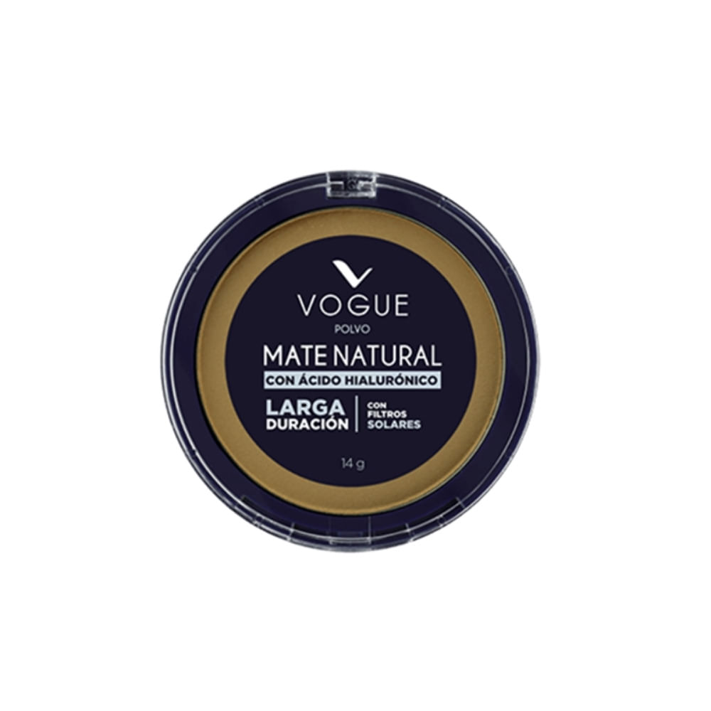 POLVO COMPACTO VOGUE MATE NAT. ARENA 14 G