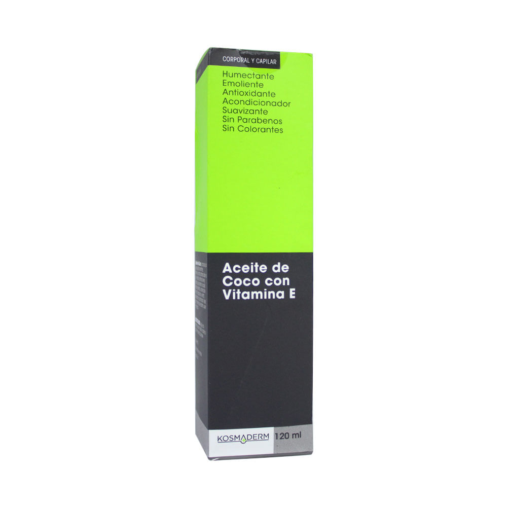 ACEITE DE COCO/VITAMINA E KOSMADERM FRASCO 120 ML