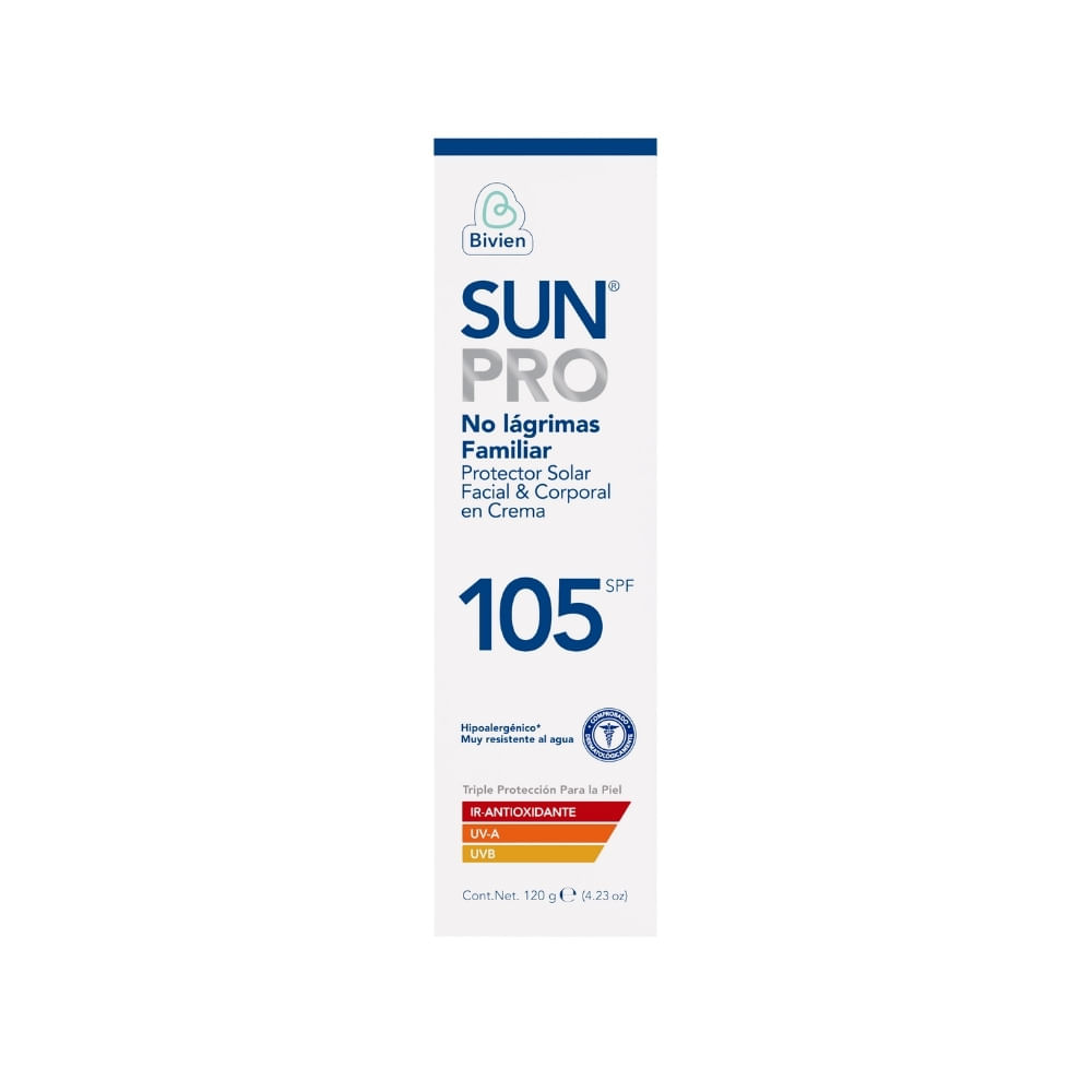 PROTECTOR SOLAR SUN PRO FAMILIAR SPF 105 CAJA 120 G