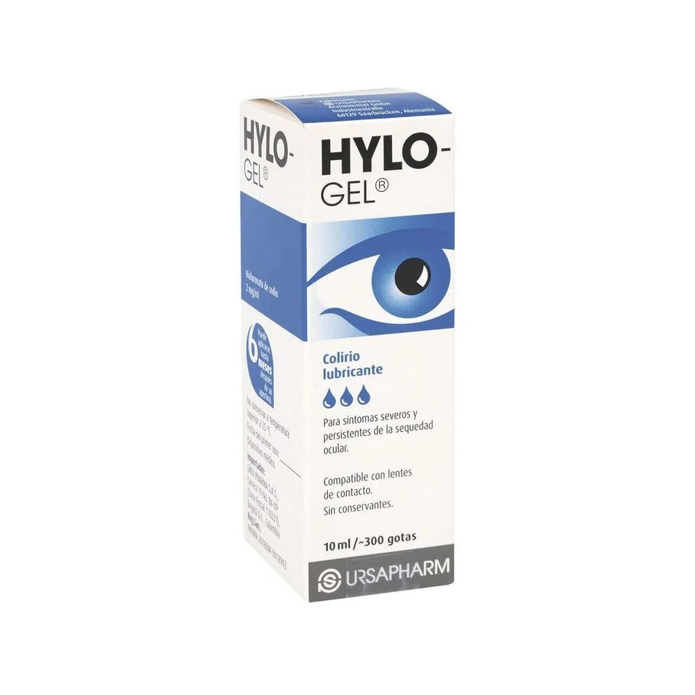 HYLO GEL GOTAS OFTALMICAS 0.2 % FRASCO 10 ML