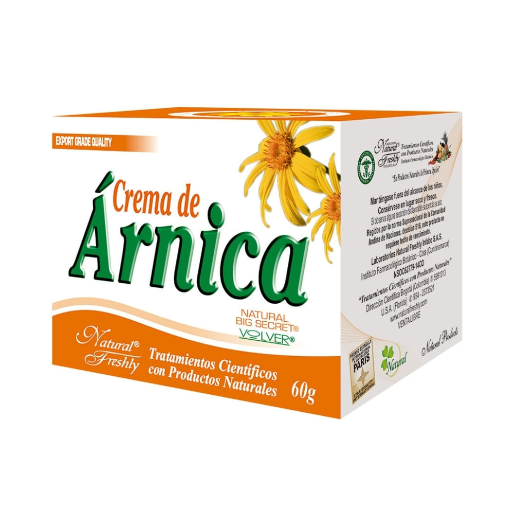 ARNICA ANTIINFLAMATORIA CREMA CAJA 60 G