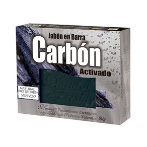 JABON CARBON ACTIVADO BARRA 90 G