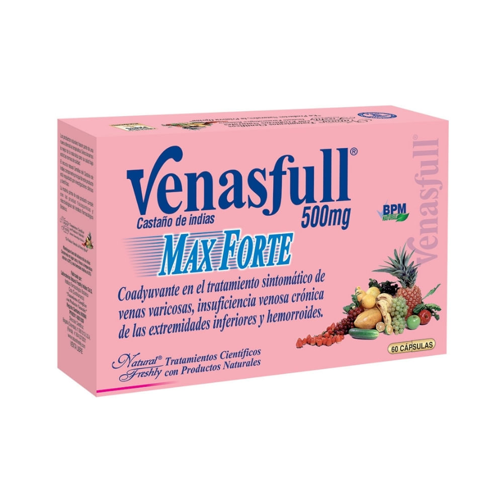 VENASFULL MAX FORTE CAPSULAS CAJA X 60 UNDS