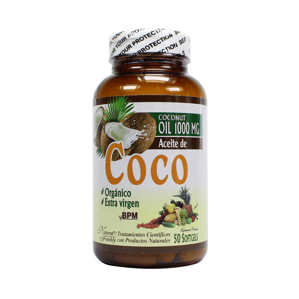 +++ACEITE DE COCO CAPSULAS BLANDAS FRASCO X 50 UNDS
