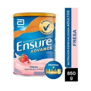 ENSURE ADVANCE POLVO FRESA LATA 850 G
