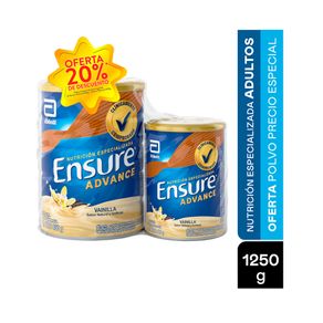 ENSURE ADVANCE P.E VAINILLA LATA 850G + 400G