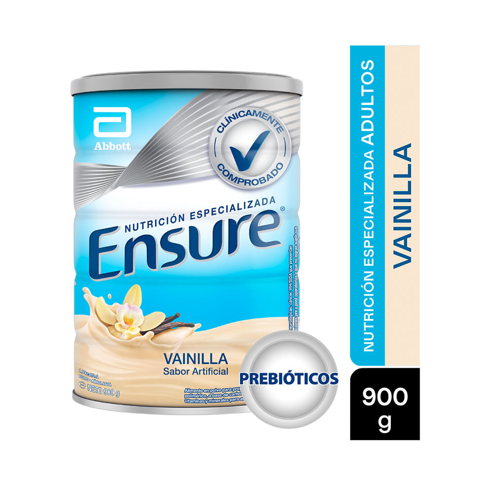 ENSURE FOS POLVO VAINILLA LATA 900 G