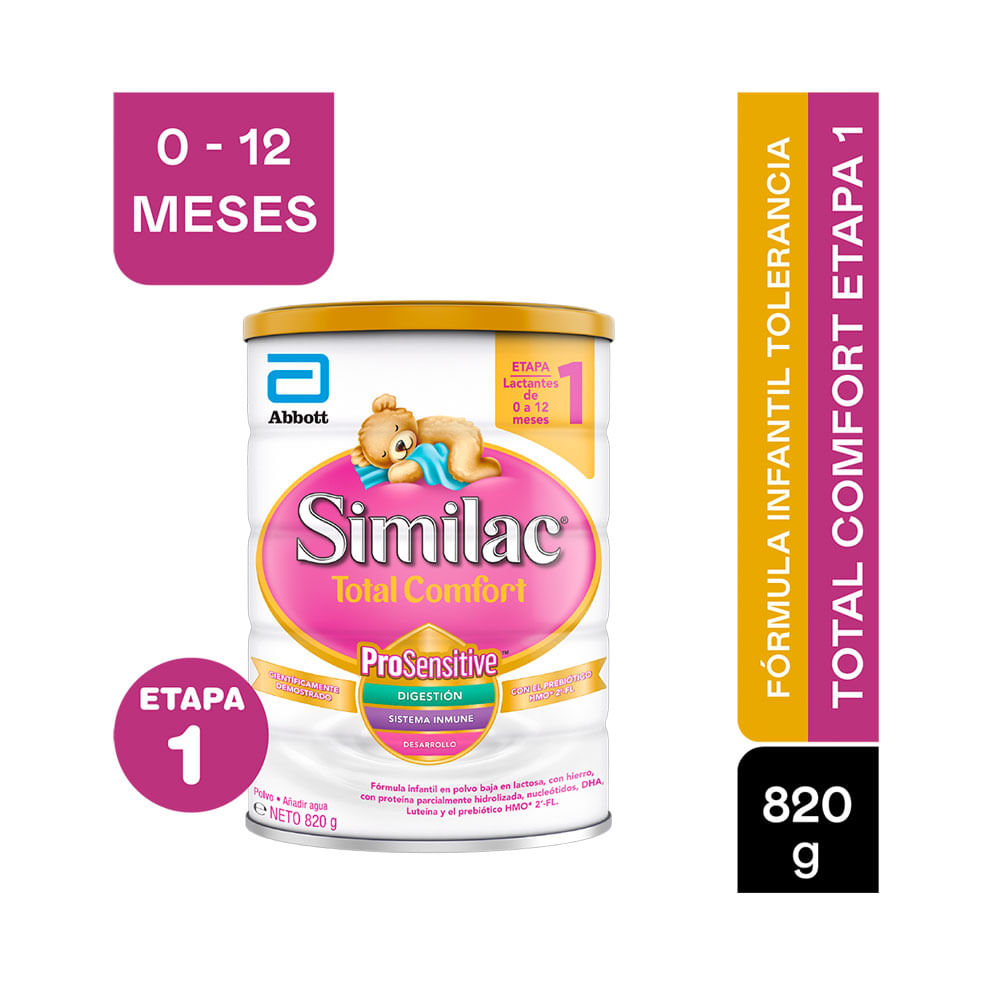 SIMILAC 1 TOTAL COMFORT HMO POLVO LATA 820 G