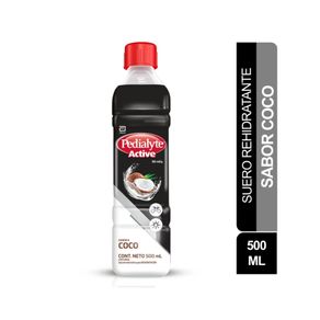 SUERO PEDIALYTE ACTIVE 30 COCO FRASCO 500 ML