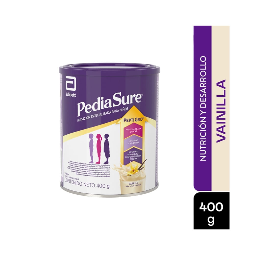 COMPLEMENTO PEDIASURE PEPTIGRO POLVO VAINILLA LATA 400 G