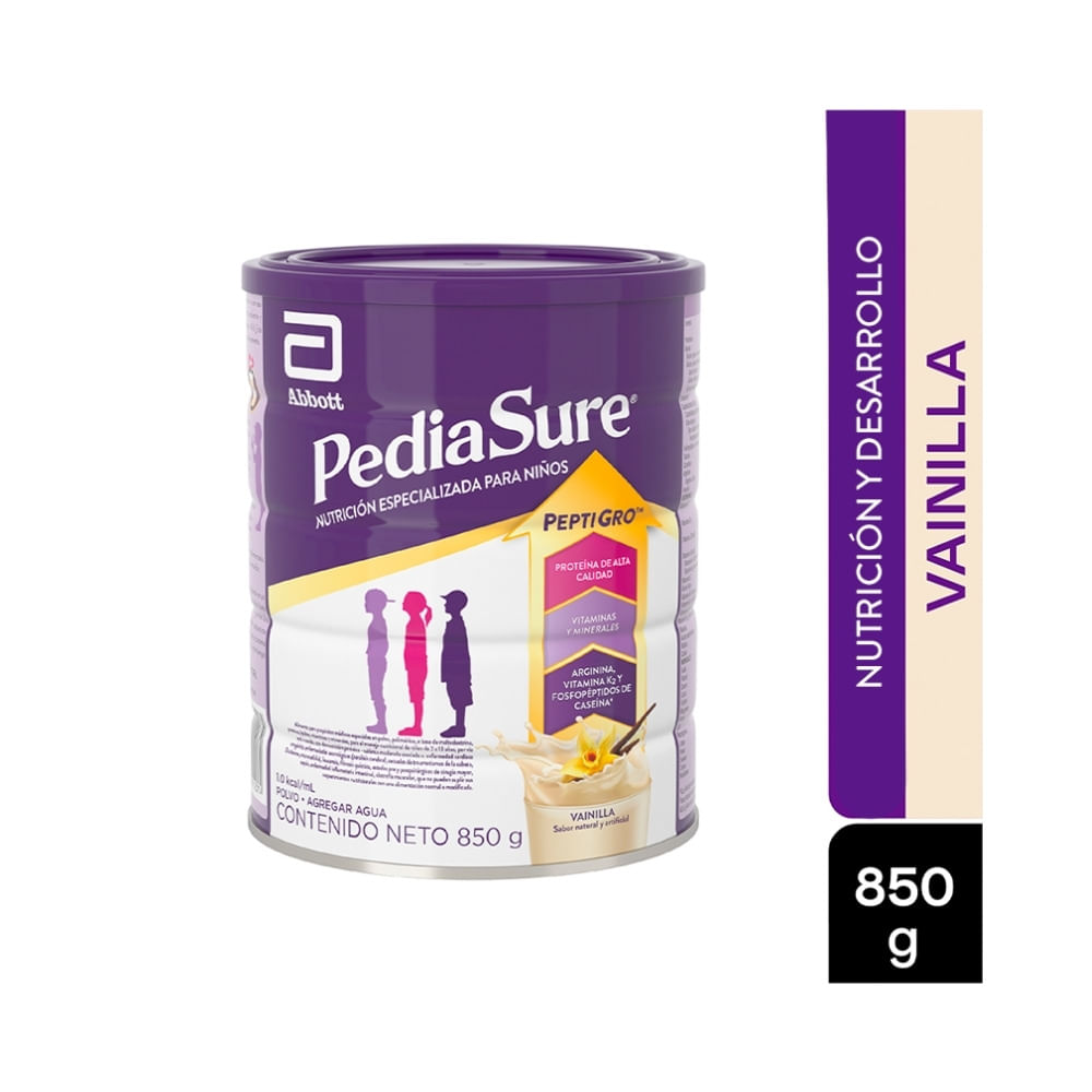 COMPLEMENTO PEDIASURE PEPTIGRO POLVO VAINILLA LATA 850 G