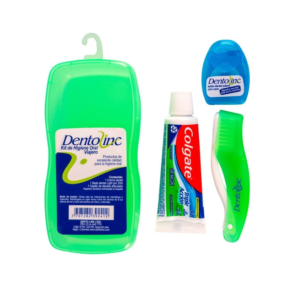 KIT VIAJERO DENTOLINE ESTUCHE X 1 UND