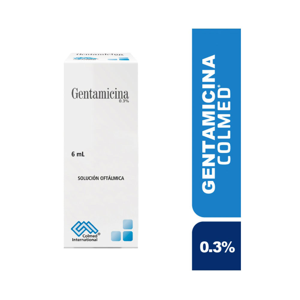 GENTAMICINA COLMED GOTAS 0.3% CAJA 6 ML
