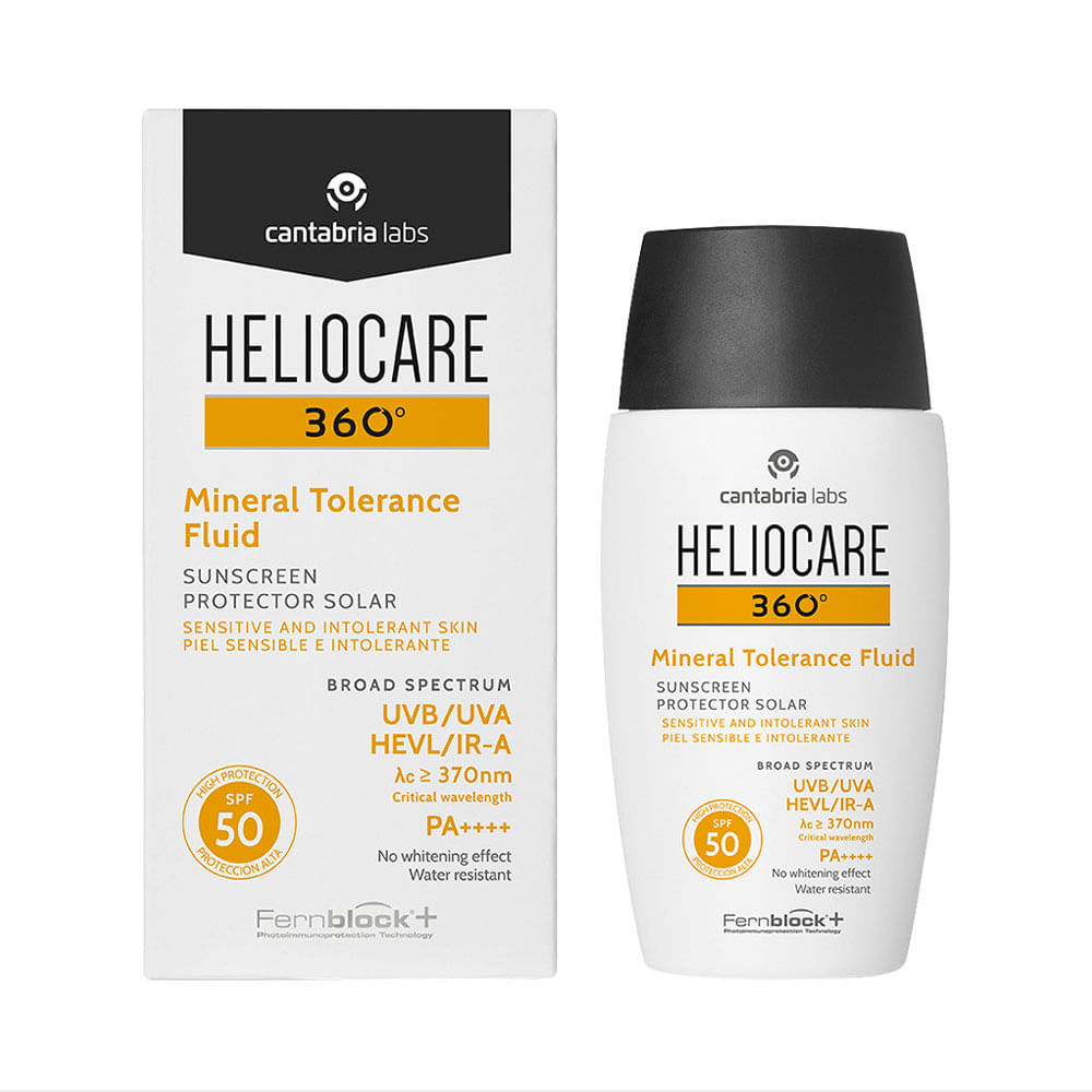 HELIOCARE 360 MINERAL TOLERANC FLUIDO SPF 50 CAJA 50 ML
