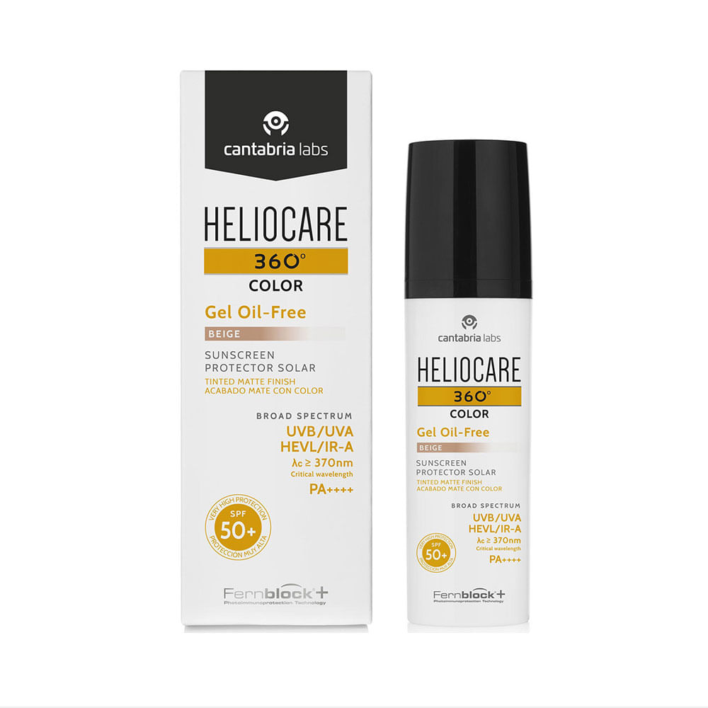 HELIOCARE 360 TOQUE SECO BEIGE GEL SPF 50 CAJA 50 ML