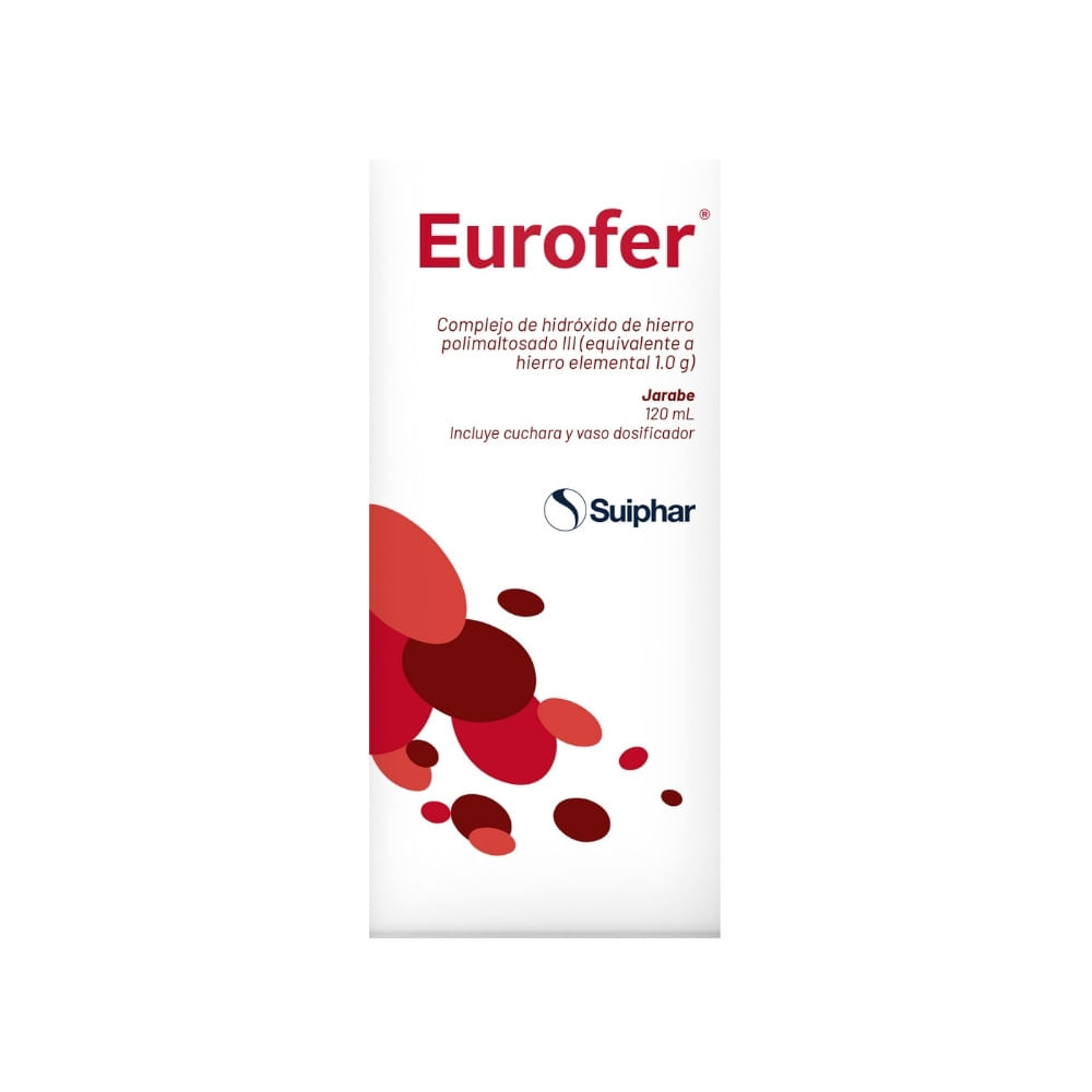 EUROFER 1% JARABE FRASCO 120 ML
