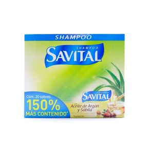 SHAMPOO SAVITAL ACEITE ARGAN/SABILA