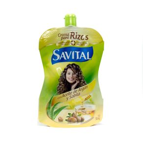 CREMA DE PEINAR SAVITAL ARGAN/SABILA FRASCO 90 ML