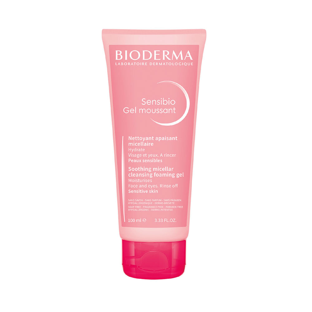SENSIBIO GEL MOUSSANT LIMPIADOR BIODERMA TUBO 100 ML